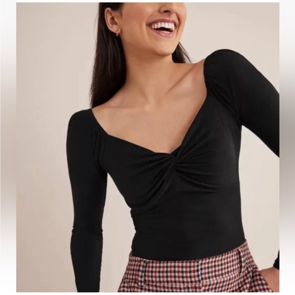 Boden sweetheart jersey top